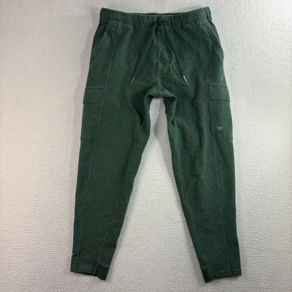 Mack Weldon Ace Sweatpants Men S Green Joggers Tapered Stretch Gym Casual